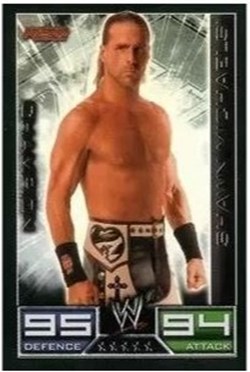 Slam Attax - Carte 013 - Shawn Michaels Champion - Rare Foil