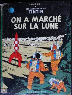 Tintin - 17 - On a marché sur la lune - Rééd. 1964 - B35