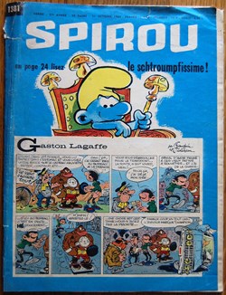 Spirou - 1381 - Couverture : Gaston Lagaffe