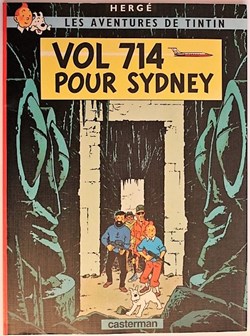 Tintin - 22 - Vol 714 pour Sydney - Rééd. Publicitaire Total 2000