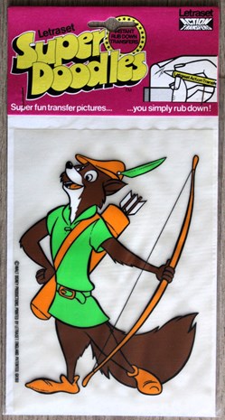 Décalcomanies - Letraset - Super Doodles - Robin des bois