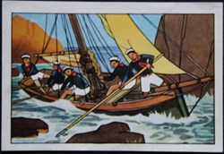 Image / Chromo - La vie fière et joyeuse des scouts - VIII-04 - Une passe difficile