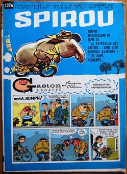 Spirou - 1276 - Couverture : Gaston Lagaffe