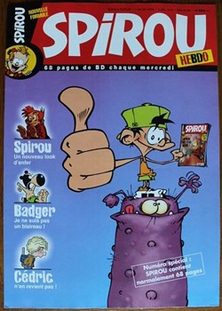 Spirou - 3538 Bis - Couverture Kid Paddle