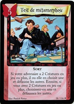 TCG Harry Potter - Set de base - 038 - Test de métamorphose - Rare
