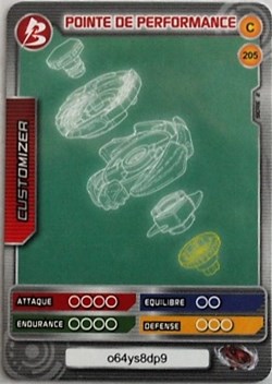TCG Beyblade - 205/240 - Pointe de performance
