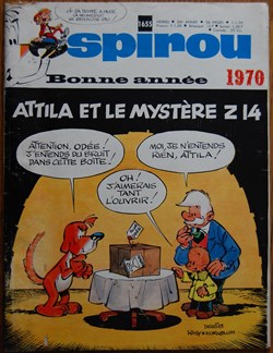Spirou - 1655 - Couverture : Attila