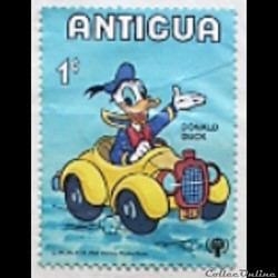 Timbre - Donald Duck - Antigua - 1