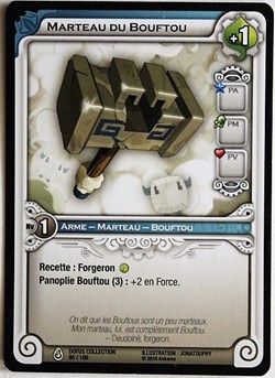 Wakfu TCG - 2011 - Dofus Collection - 080 - Marteau du bouftou - commune