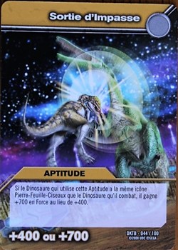 TCG - Dinosaur King - DKTB 044/100 - Sortie d'impasse
