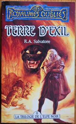 Livre de poche - Les royaumes oubliés - La trilogie des elfes noirs - 2 - Terre d'exil