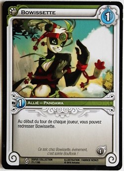 Wakfu TCG - 2011 - Dofus Collection - 071 - Bowissette - Peu commune