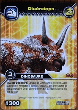 TCG - Dinosaur King - DKTB 019/100 - Dicératops