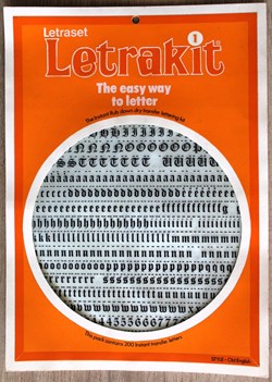 Décalcomanies - Letraset - Letrakit