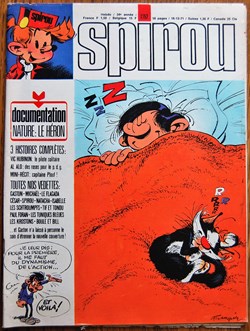 Spirou - 1757 - Couverture : Gaston Lagaffe