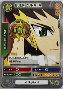 TCG Beyblade - 194/240 - Rock Zurafa