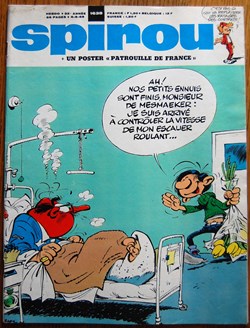 Spirou - 1638 - Couverture : Gaston Lagaffe