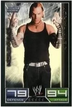 Slam Attax - Carte 007 - Jeff Hardy Champion - Rare Foil