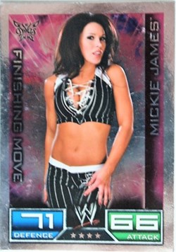 Slam Attax - Carte 033 - Mickie James Finishing Move - Rare Foil