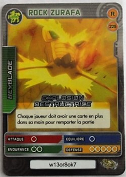 TCG Beyblade - 225/240 - Rock Zurafa