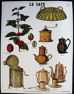 Planche Documentation scolaire - Le café - "Les fils d'Emile Deyrolle"