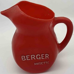 Berger anisette plastique rouge