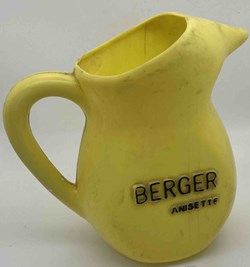 Berger anisette plastique jaune