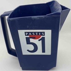 Pastis 51 plastique bleu