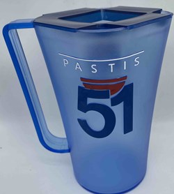 Pastis 51 bleu plastique
