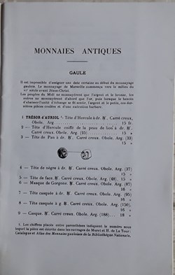 E.Boudeau , Monnaies Gauloises