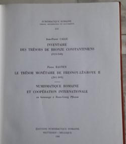 Jean-Pierre Callu , Perre Bastien , Trésors monétaires