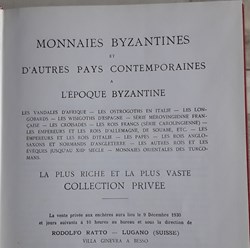 R.Ratto , Monnaies Byzantines