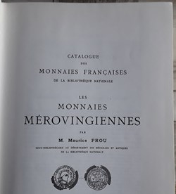 Maurice Prou, les monnaies Mérovingiennes