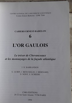 J.N. Barrandon , G. Aubin L'or Gaulois