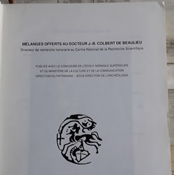 Mélange offerts au docteur J.B Colbert de Beaulieu