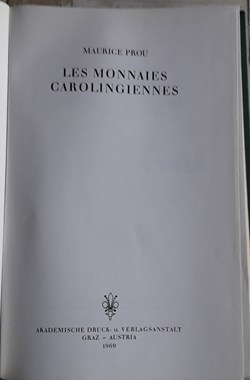 Maurice Prou , les monnaies Carolingiennes