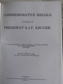 Matthy Esterhuysen , Commemorative medals in honour of president S.J.P. Kruger