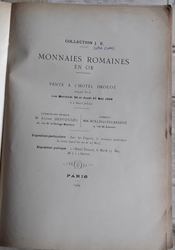 Collection John Evans , Monnaies Romaines en or
