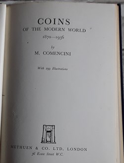 M. Comencini , Coins of the Modern world 1870-1936