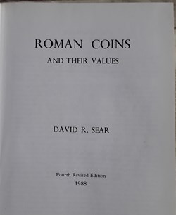 David R Sear , Roman Coins and their values