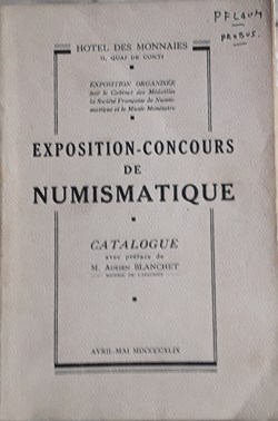 Collectifs, Exposition-concours de Numismatique
