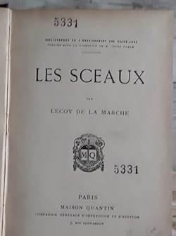 Lecoy de la Marche , les sceaux