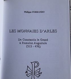 Philippe Ferrando , les Monnaies d'Arles