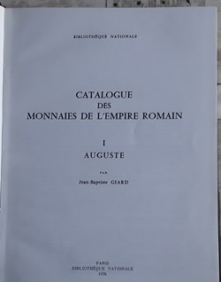 Jean-Baptiste Giard , Catalogue des monnaies de l'empire Romain