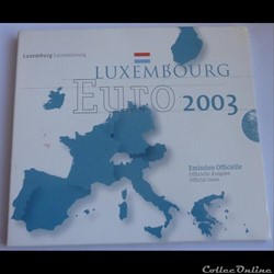 Coffret BU - Luxembourg 2003