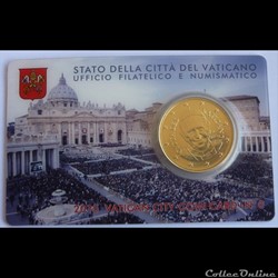 50 Cts - Vatican Coin Card 2015