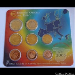 Coffret BU - Espagne 2003
