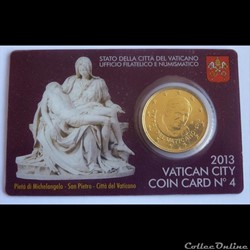 50 Cts - Vatican Coin Card 2013