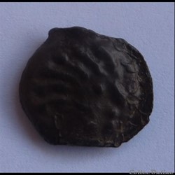 Potin a la tete d'indien et au sanglier (Senones)