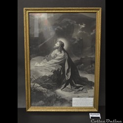 41 - Portrait Jésus à l'Agonie / Original : Le Christ au jardin des Oliviers